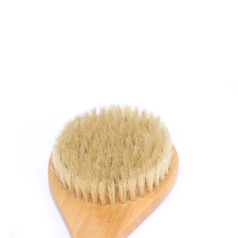 Eco-Friendly Natural Bamboo Bath Brush with Long Handle