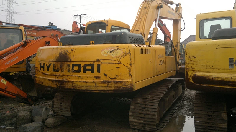 Korea Made Used Hyundai 200-5 Cralwer Excavator for Sale in Good Condition