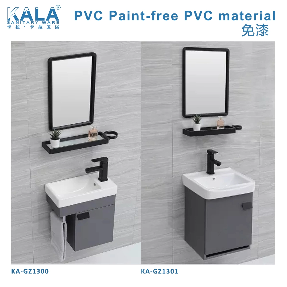 Simple Style Modern Design Bathroom Cabinet PVC Paint-Free PVC Material