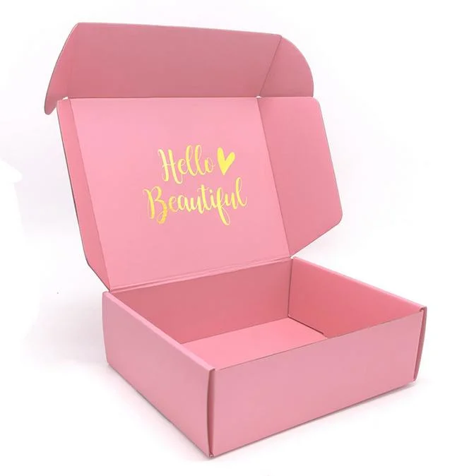 Rectangular Gift Paper Box Set Foldable Paper Corrugated Paper Box