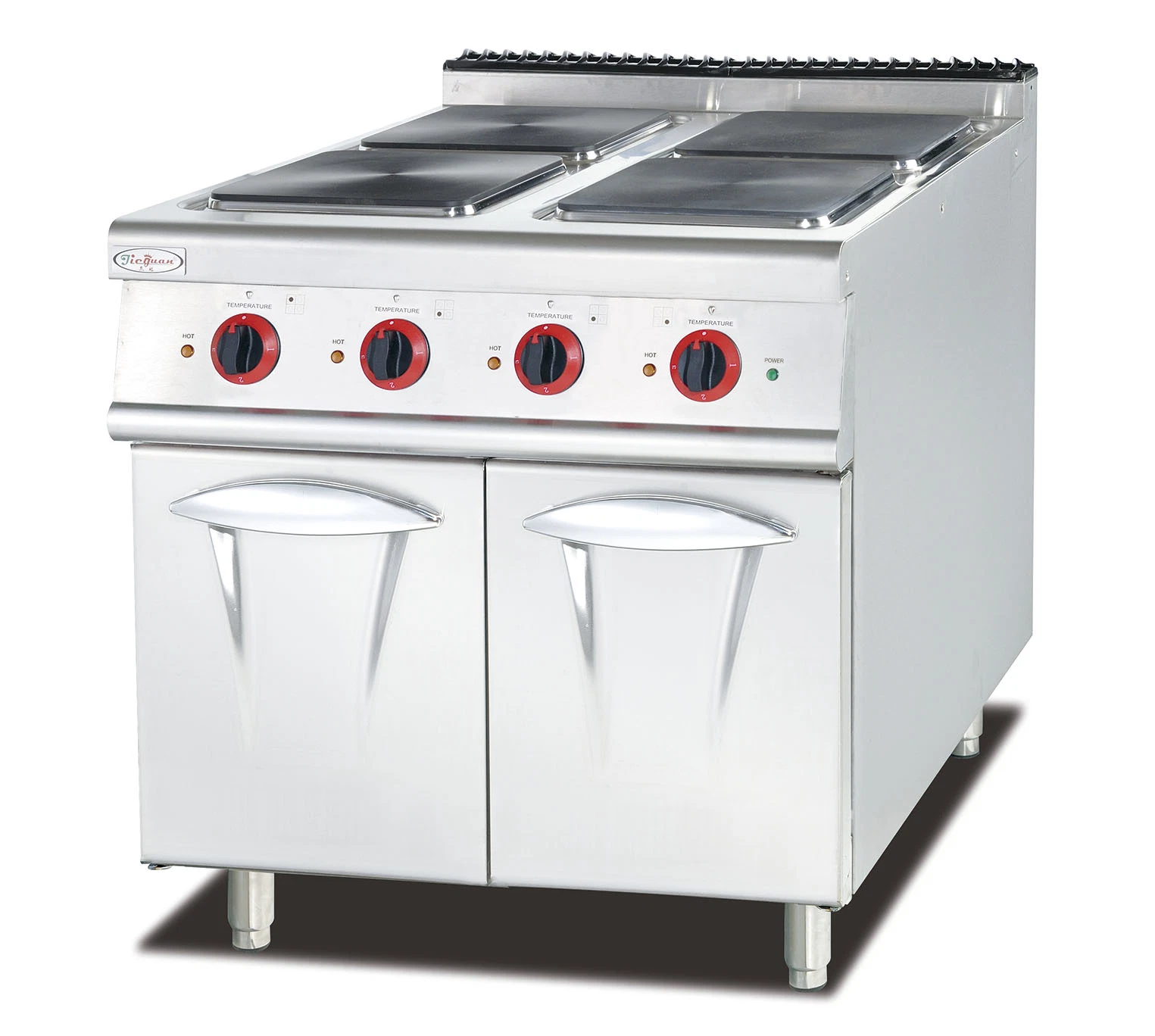 Cuisinière électrique avec 4 plaques de cuisson avec le Cabinet EH-887