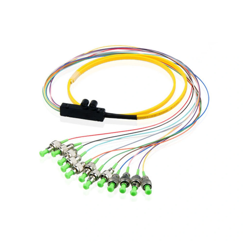 FTTH 2-144 Core 0.9/2.0/3.0mm Single Mode Fiber Optic Bundle Pigtails