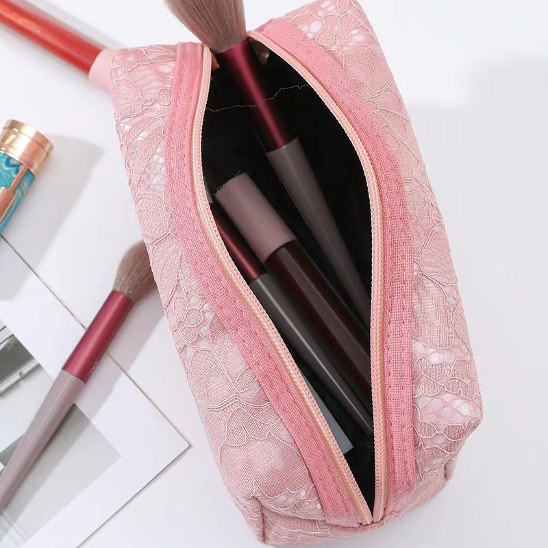 Wholesale/Supplier Light Luxury Lace Makeup Bag Travel Portable Wash Bag Travel Storage Makeup Bag