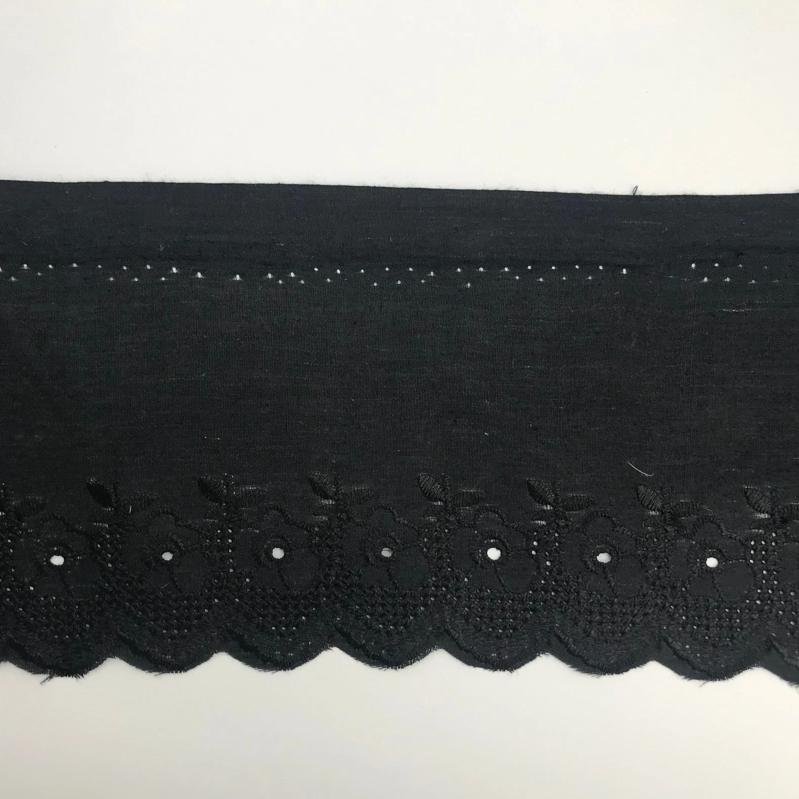 Venda por grosso de qualidade superior Broderie Anglaise Guarnição Lace lado bordados rendas para Flor de Fita de acessórios de vestuário