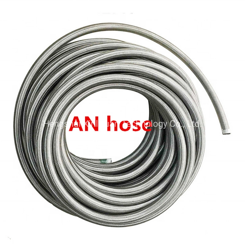 An10 Line Auto Motorcycle NBR Synthetic Rubber Hose 304 Ss Wire Braided Hydraulic Assembly Customized An10 Oil Cooler Hose Line