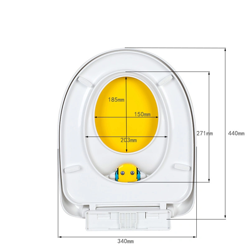 Soft Close Toilet Seat Cover for Adults and Kids, Freely Match Colors