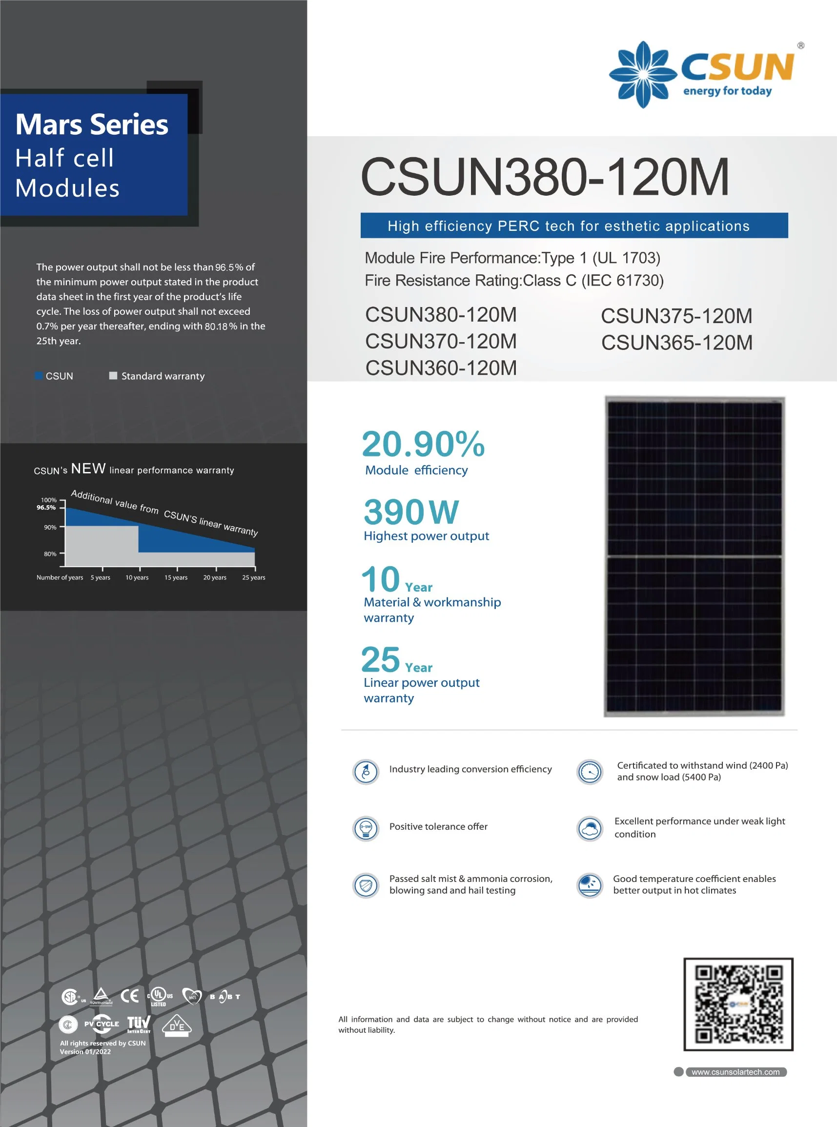 380W Half Cut High Efficiencty Mono Solar Panel Price