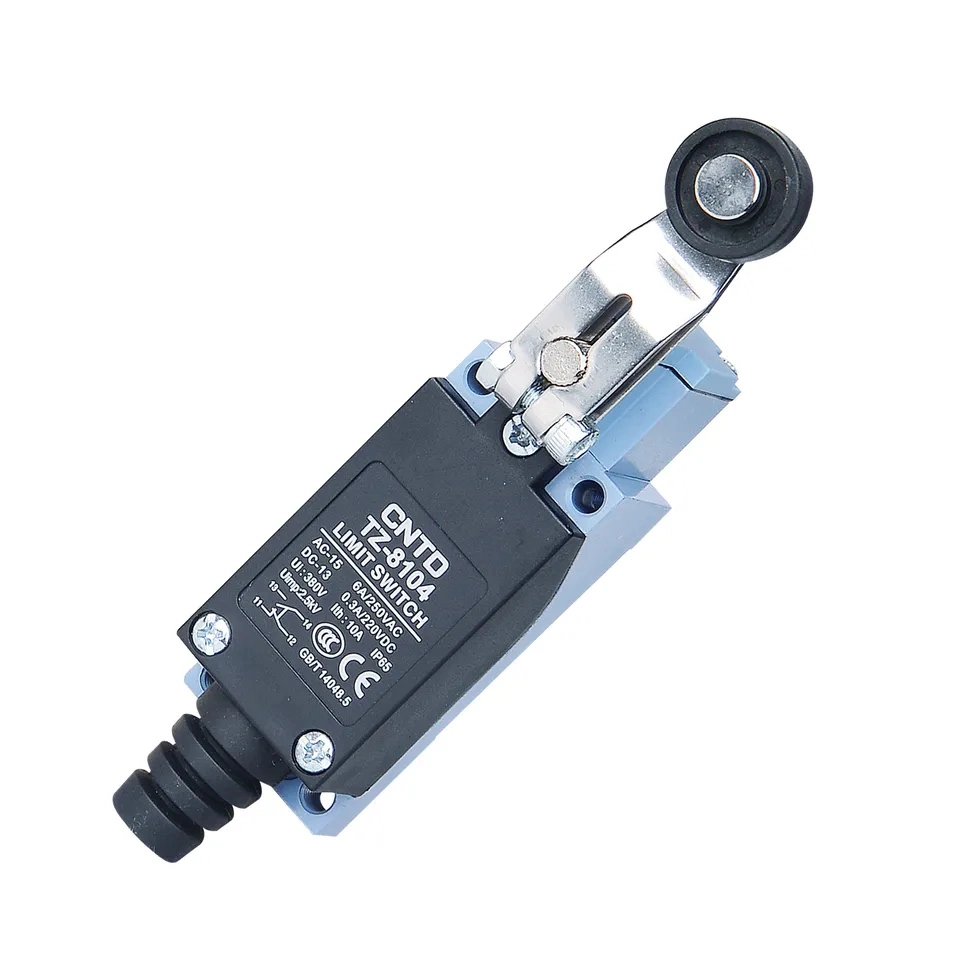 Interruptor de desplazamiento en miniatura de brazo giratorio ajustable de rodillo CNTD Tz-8108 Tz-8109 Interruptor de límite