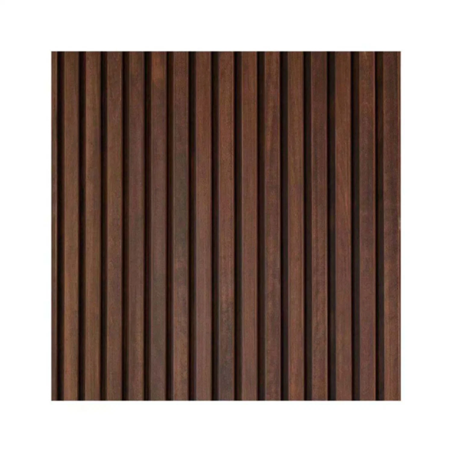 La chapa de madera MDF con fibra de poliéster Akupanel inferior del panel de pared de listones de madera