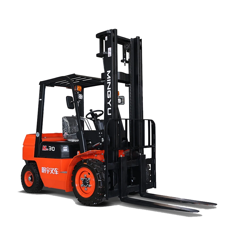 China Made Diesel Forklift 4 Wheel Adjustable