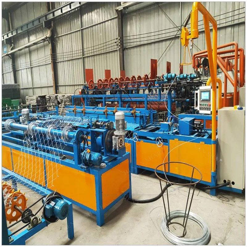 Chain Link Fence Hexagonal Iron Wire Mesh Making Machine