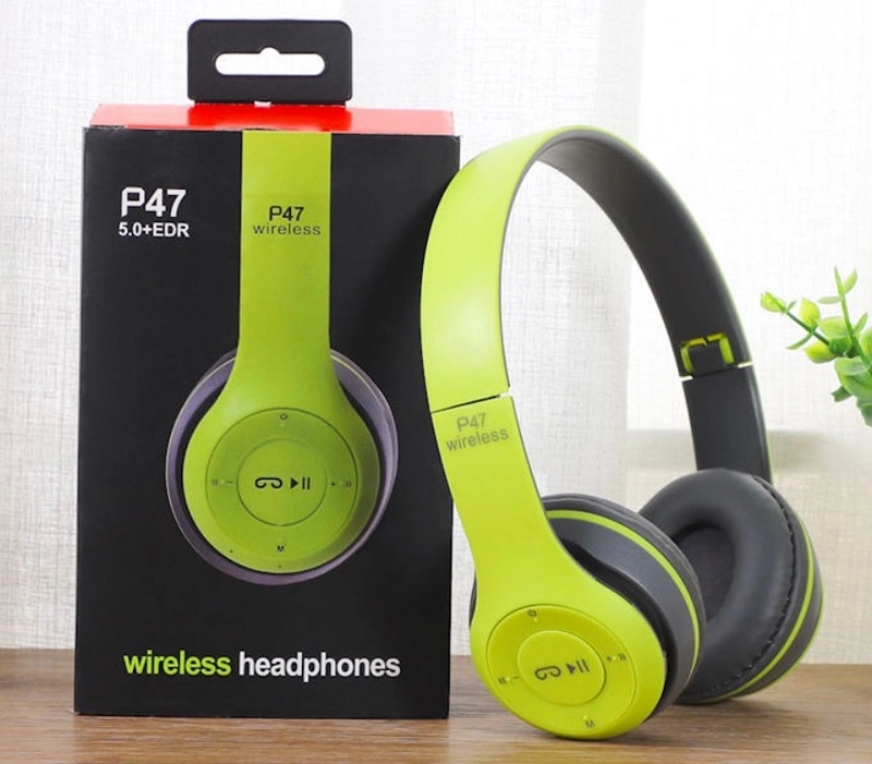 Wireless P47 Silent Disco Headphone Wholesale/Supplier 500m Control Distance Quiet Party Headset Stereo Silent Disco Headphones with Transmitter