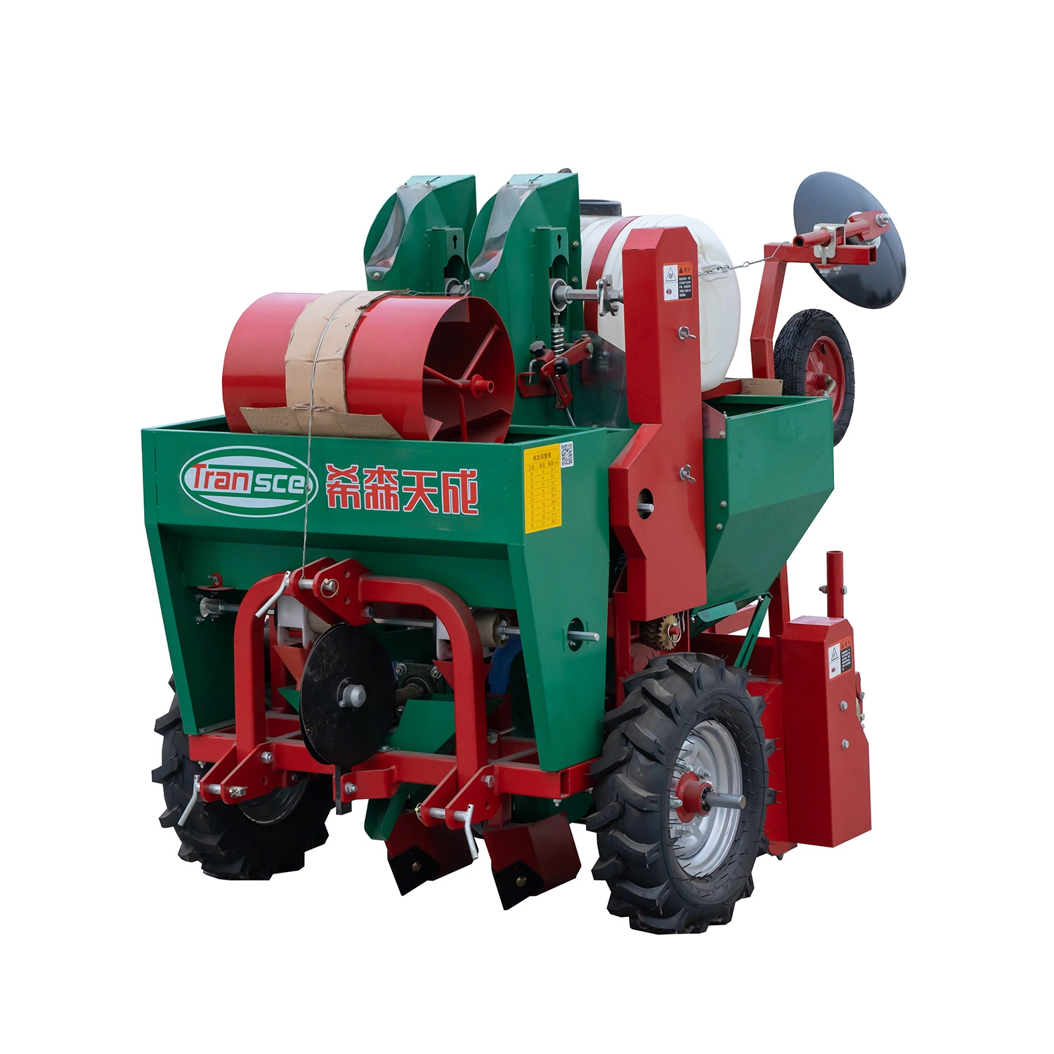 High Quality Tractor Mounted 1 Ridges 2 Rows Small Potato Planter with Fertilizer