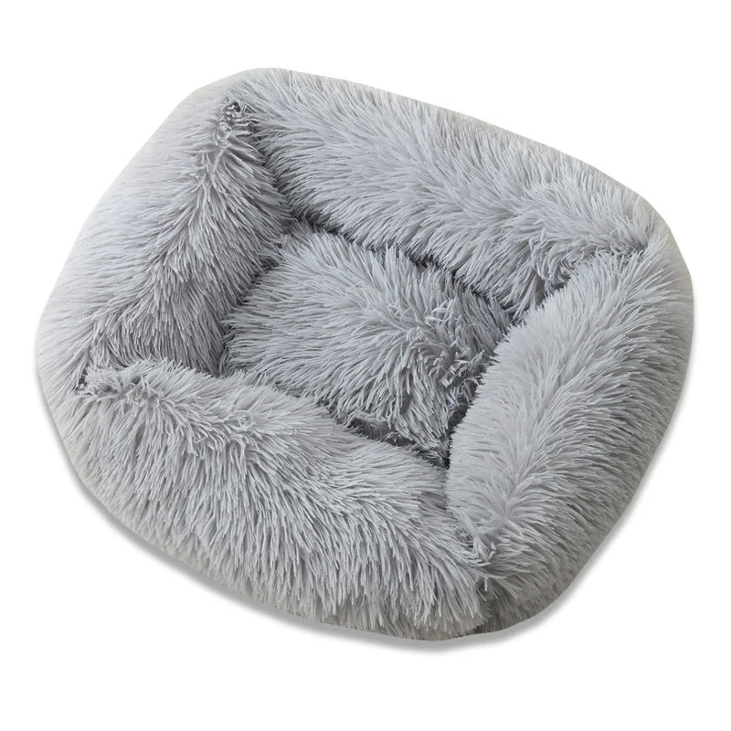 Cama cama gato perro calmante Faux Fur confortable cama de la mascota de peluche Self-Warming Cuddler para grandes perros pequeños y medianos de los gatos