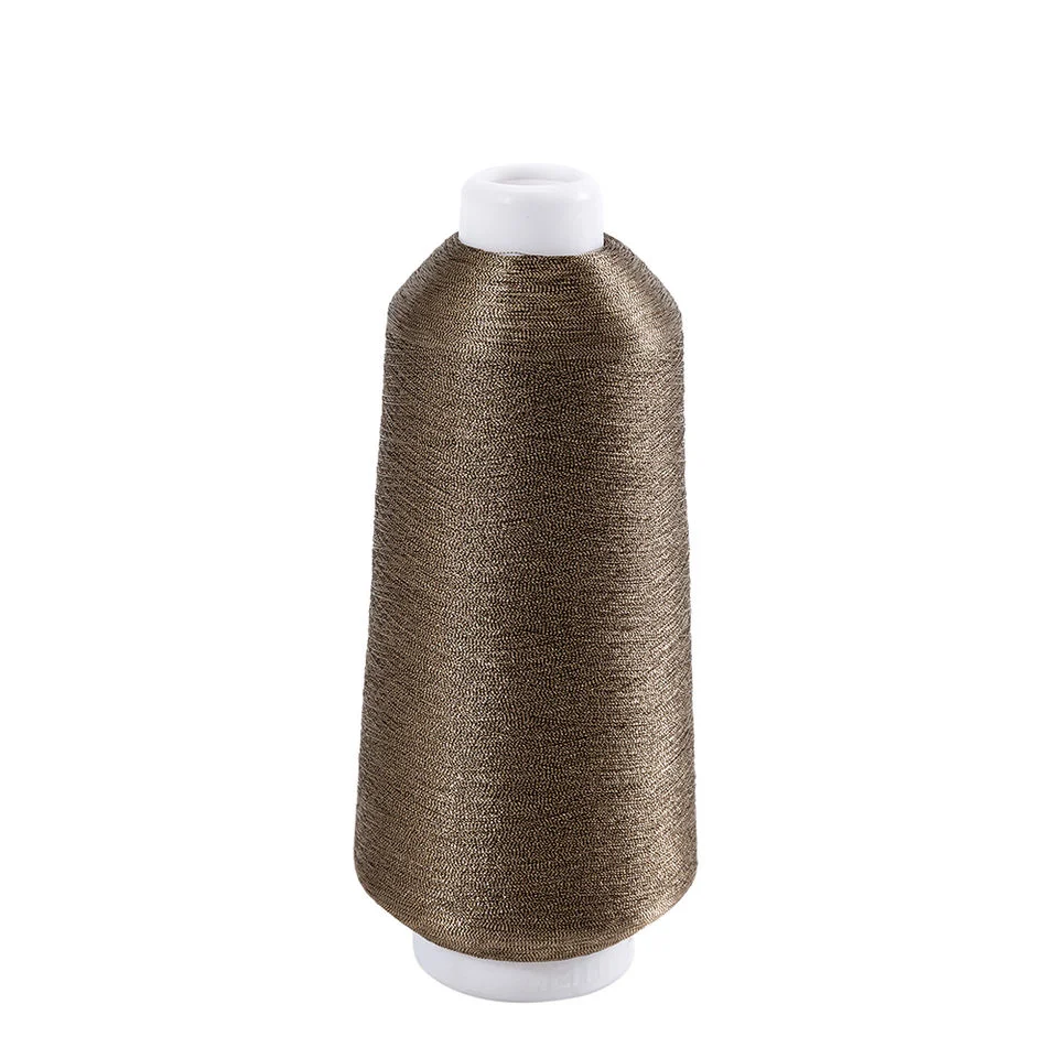 Pakistan Popular Colors Metallic Yarn Ms Type Polyester Yarn Embroidery Thread