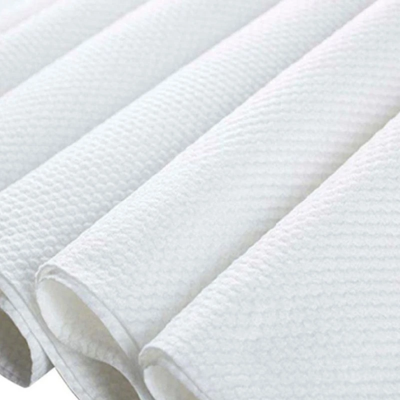 China Hersteller von Parallel-Läppen Spunlace Non-Woven-Textil für nasse Tücher