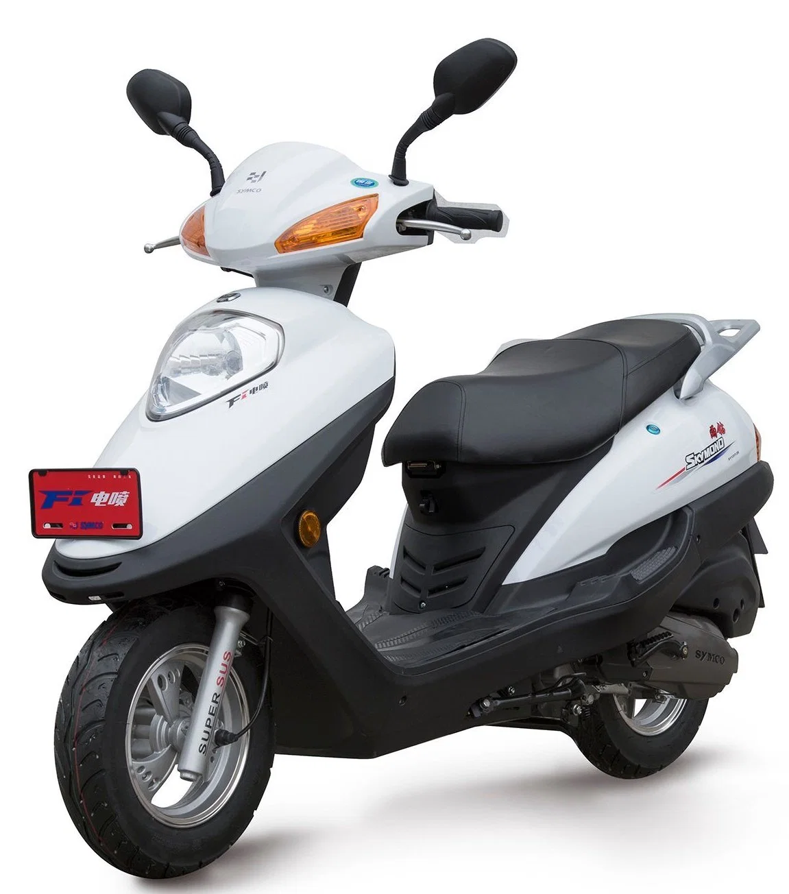 El gas del sistema EFI Scooter 125cc de emisiones Euro 4 -150 cc con la caja trasera