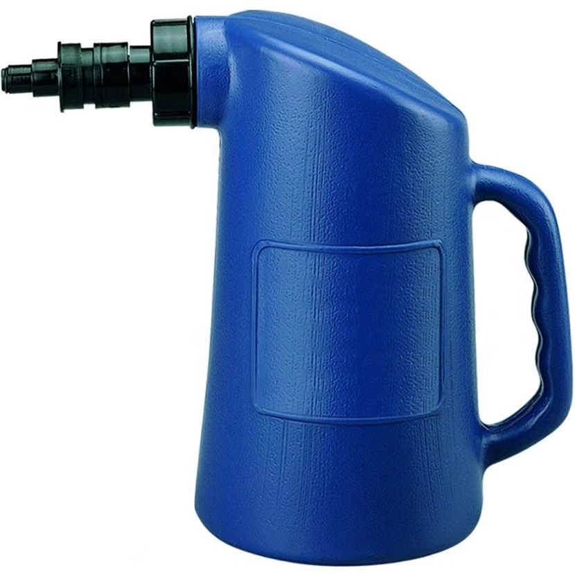 Plastic Oil Dispenser 6 Liter Natural Polyethylene (HDPE) Pouring Pitcher - Auto Car Truck Vehicle Repair Maintenance Workshop Garage Tools