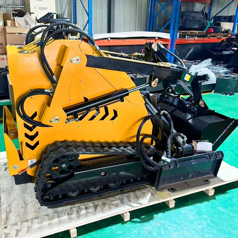 EPA Euro 5 CE China Fabricante Mini Skid Steer Cargador Pequeña pala de ruedas de 500 Kg 1 toneladas y 2 toneladas A la venta Palas de patín