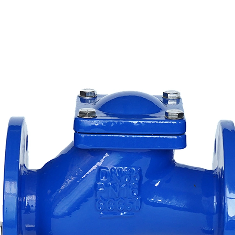 DIN3202-F6 Ductile Cast Iron Flanged Ball Type Check Valve for Industrial Pumping