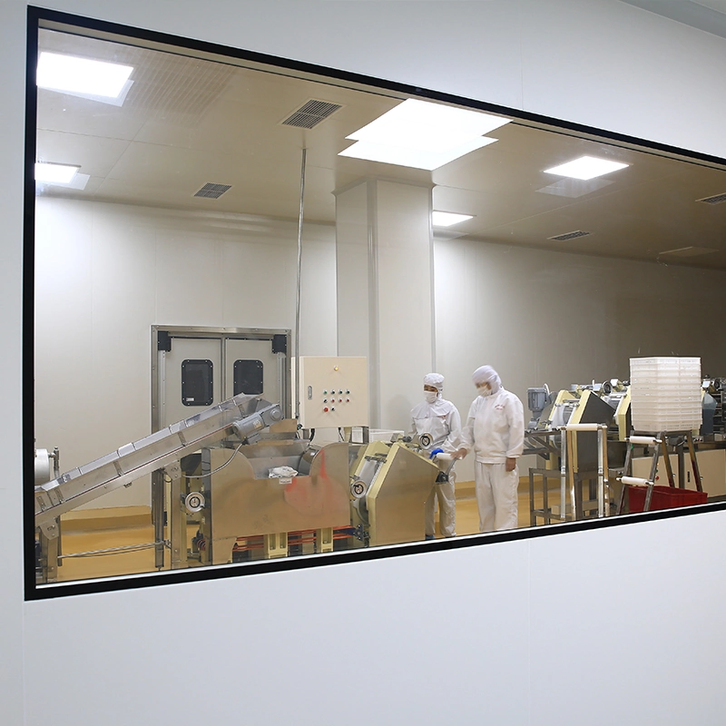 50mm de longitud media de sala limpia de aluminio con doble ventana para laboratorio farmacéutico