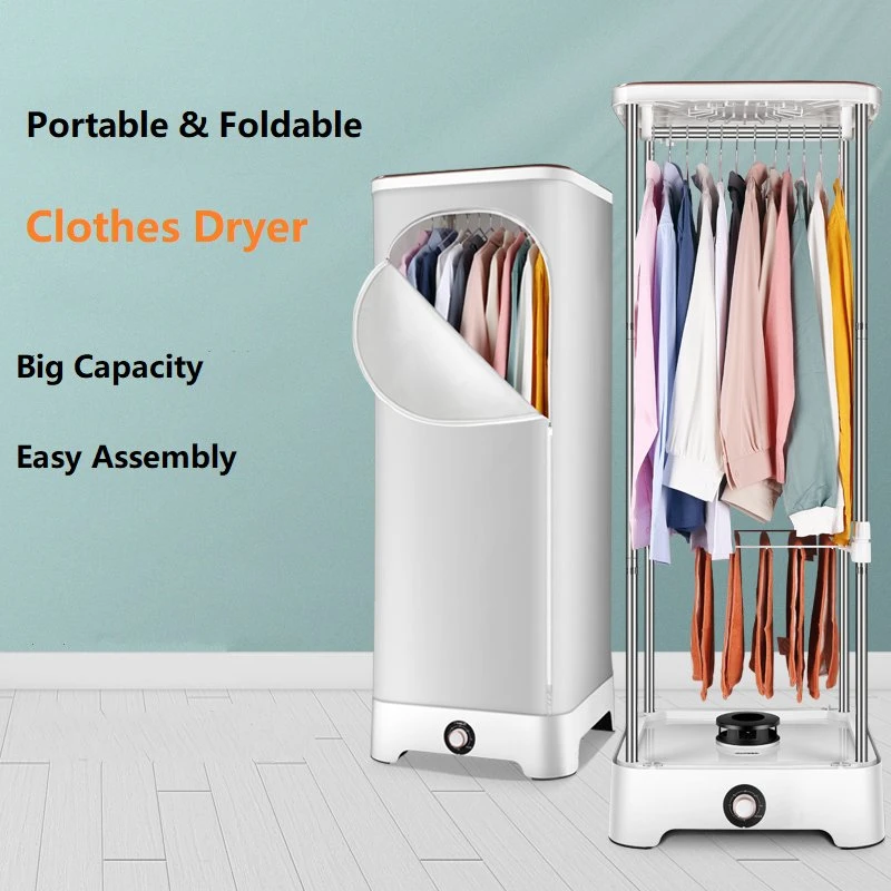 Sèche-linge portable et pliable Machine à sécher les vêtements électrique Machine à sécher les vêtements intelligente pour la maison