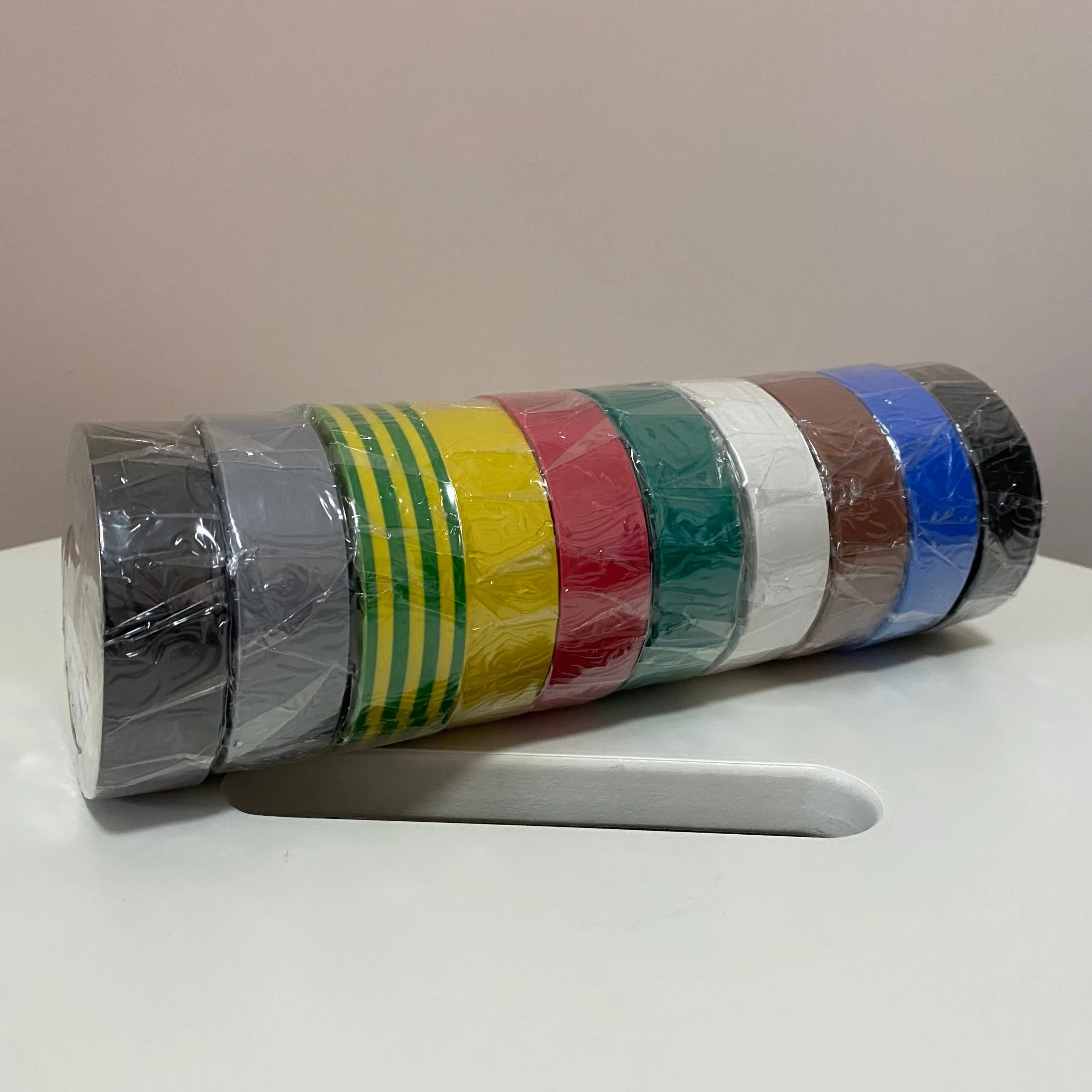 Fire Retardant Rubber Stickness PVC Electrical Tape PVC Insulation Tape Adhesive Tape Banding Insulating Used for Insulation Protection Cable Ties