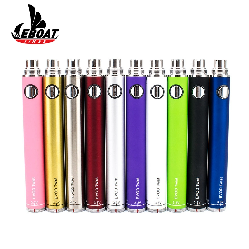 650mAh 900mAh 1100mAh Evod 510 Twist Adjustable E Cig 510 Vape Battery