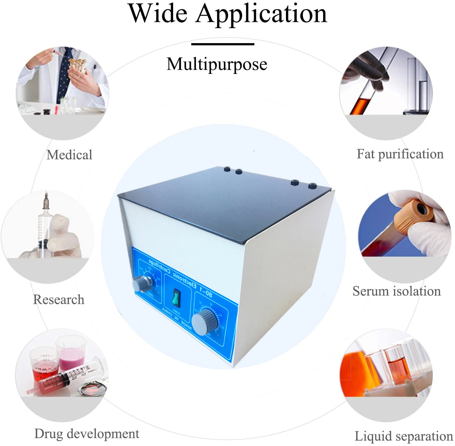 80-1 80-2 Low Speed Lab Centrifugal Separator Blood Plasma Centrifuge Laboratory Electronic Centrifuge