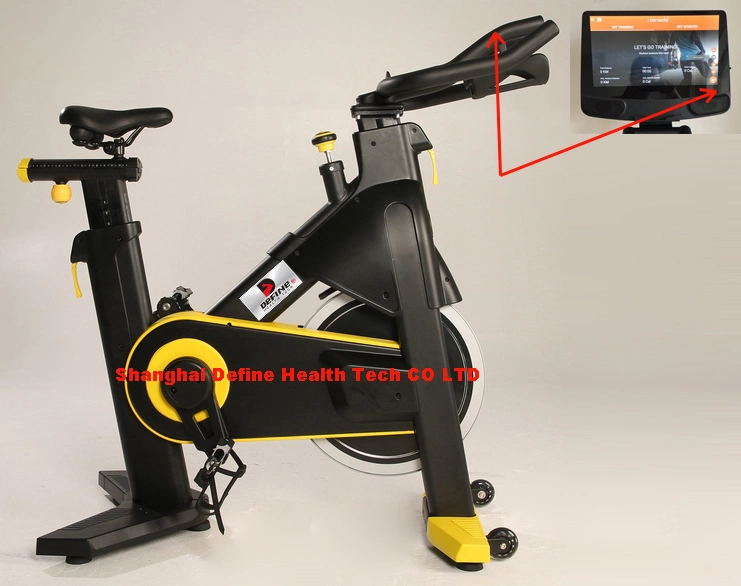 Best commercial spinning bike, professional indoor cycle, Define Health Tech - New Professional Cycle Connect Spinning Bike -HB-2018