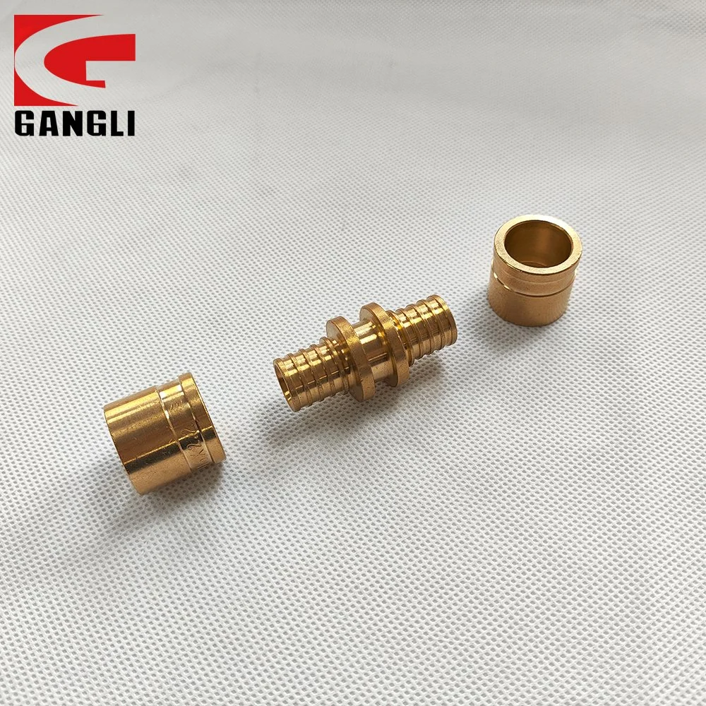 Brass Floor Heating Fitting Equal Straight Coupling