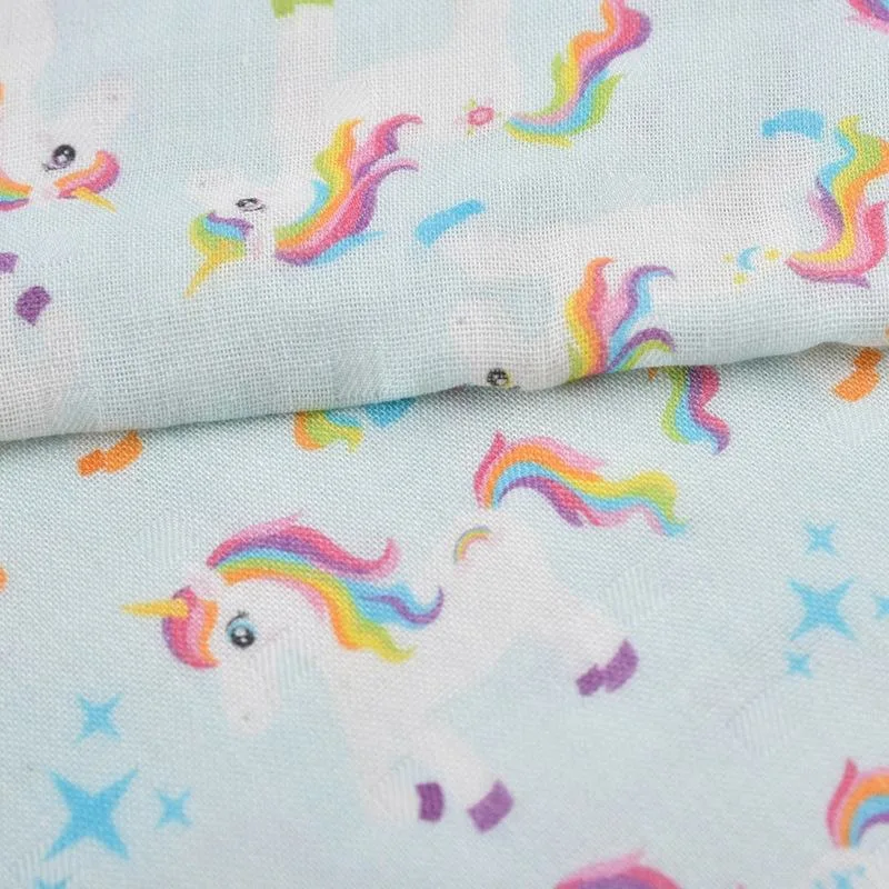 Polyester Fabric Functional Unicorn Fabrics Textiles for Dress, Garment, Toy, Suit, Trousers, Underwear (100%polyester)