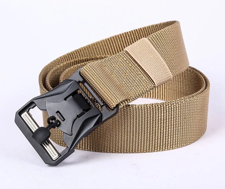 Jinteng Custom Mens Elastic Stretch Outdoor Belts Military Style Hiking Tactical Work Riggers Belt