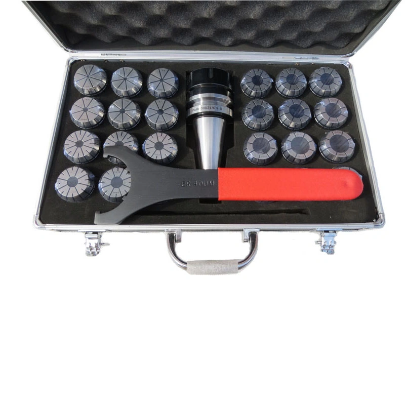High Accuracy Clamping Spring Er32 Collet Chuck Set 18PCS/21PCS with Collet Holder and Spanner