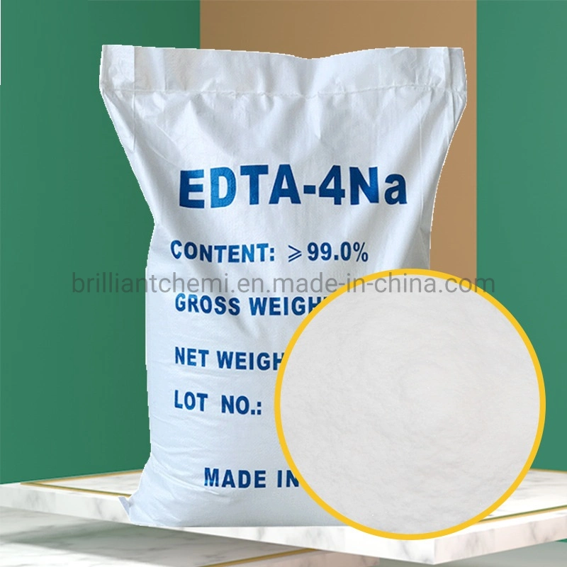 Detergente materias primas Agente quelante EDTA Tetrasodium CAS 13254-36-4 EDTA 4na