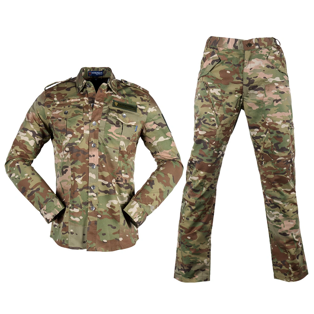 Acu Desert Sand Color Military Style Uniform Army Style Tactical Combat Shirt