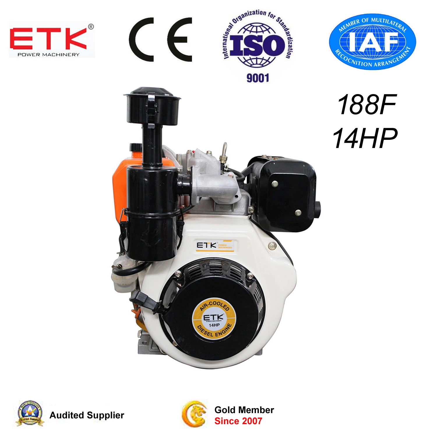 CE Approved Air-Cooled Diesel Engine