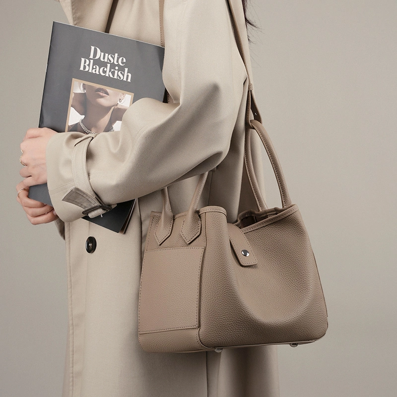 Ladies Multi-Function Bucket Bag Fashion Tote Handbag Leather Big Capacity Shoulder Bags