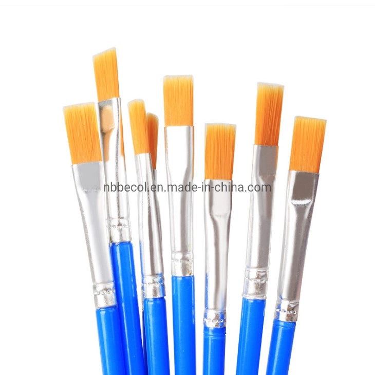 Artist Brushes Round Flat Head Paint Brush for Acrylic Oil Painting