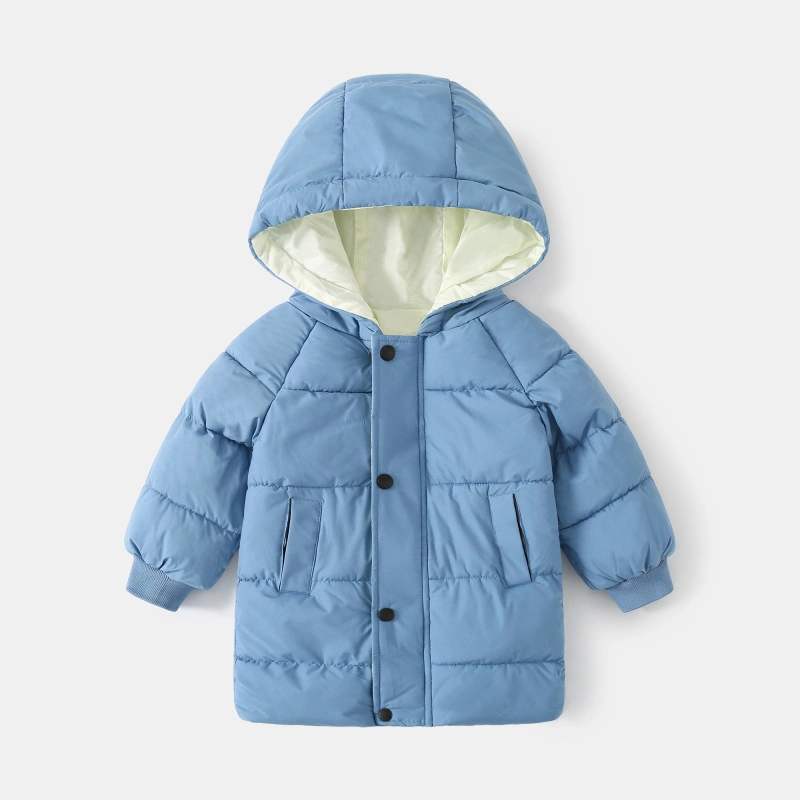 2021 OEM solide de balle surdimensionnée Kids Garçons Filles chaudes vestes Puffy épaissir le phoque à capuchon bébé hiver Down Coat