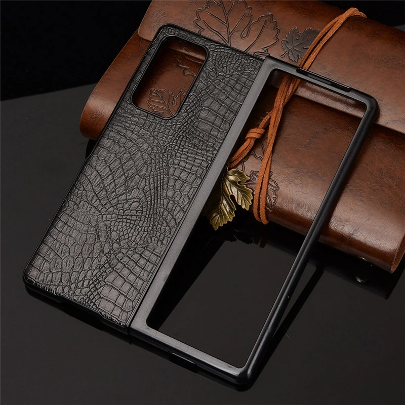 Crocodile Leather Flip Case for Samsung Galaxy Z Fold 2 5g