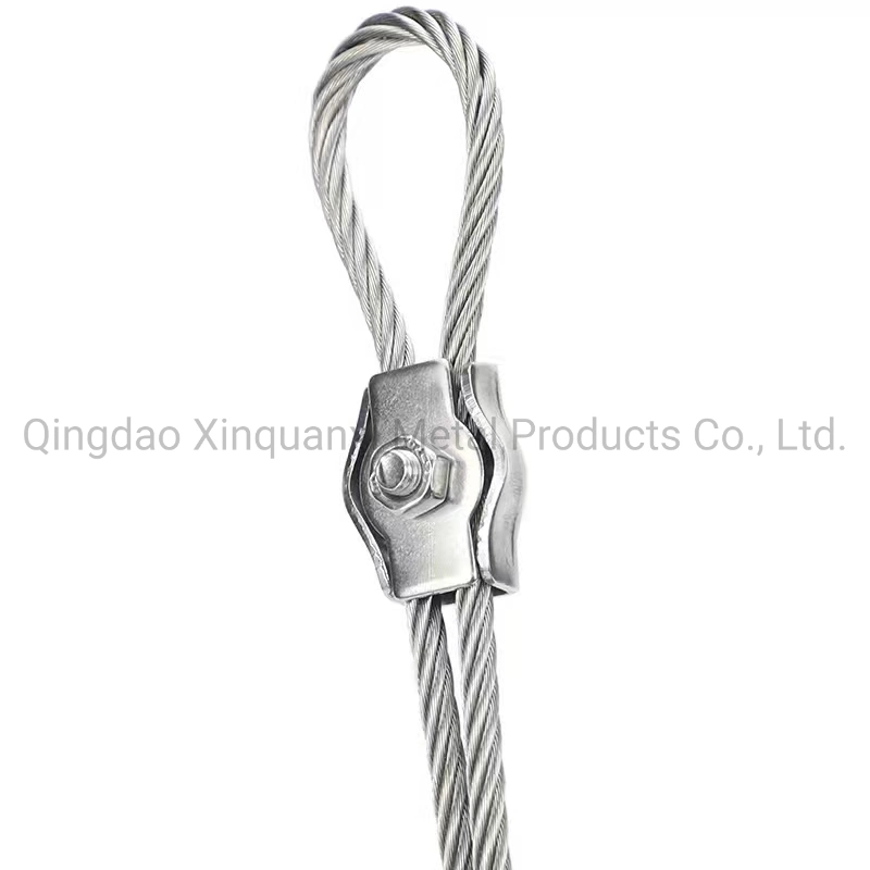 Ainless Steel Fasteners Simplex Single Wire Rope Clip