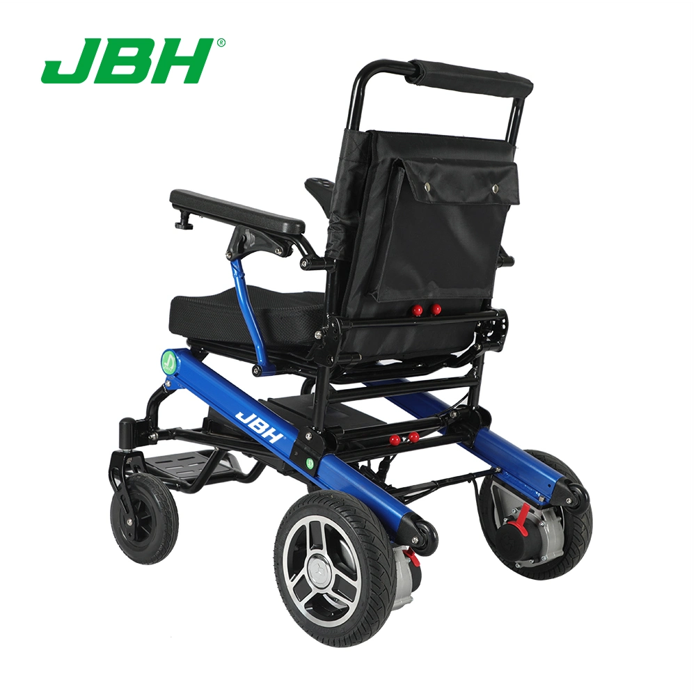 Jbh D15 Alimentación plegable Silla de Ruedas ligera plegable Airline amable