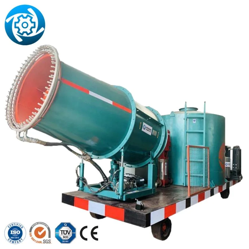 Mist Blower Big Range Removal Dust Suppression Fog Cannon for Sales Mobile Type Automatic Dust Spray Machine From 30m to 120m Fix on Truck Fog Cannon