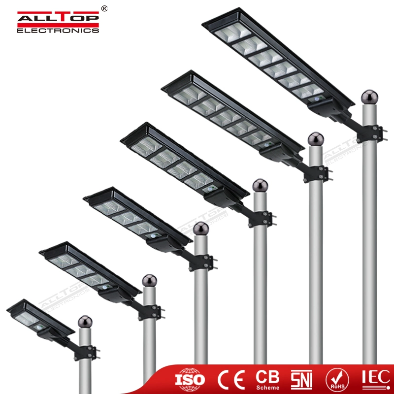 Alltop Wholesale/Supplier 50 100 150 200 250 300W All in One Waterproof IP65 Stadium Outdoor Solar LED Street Lamp