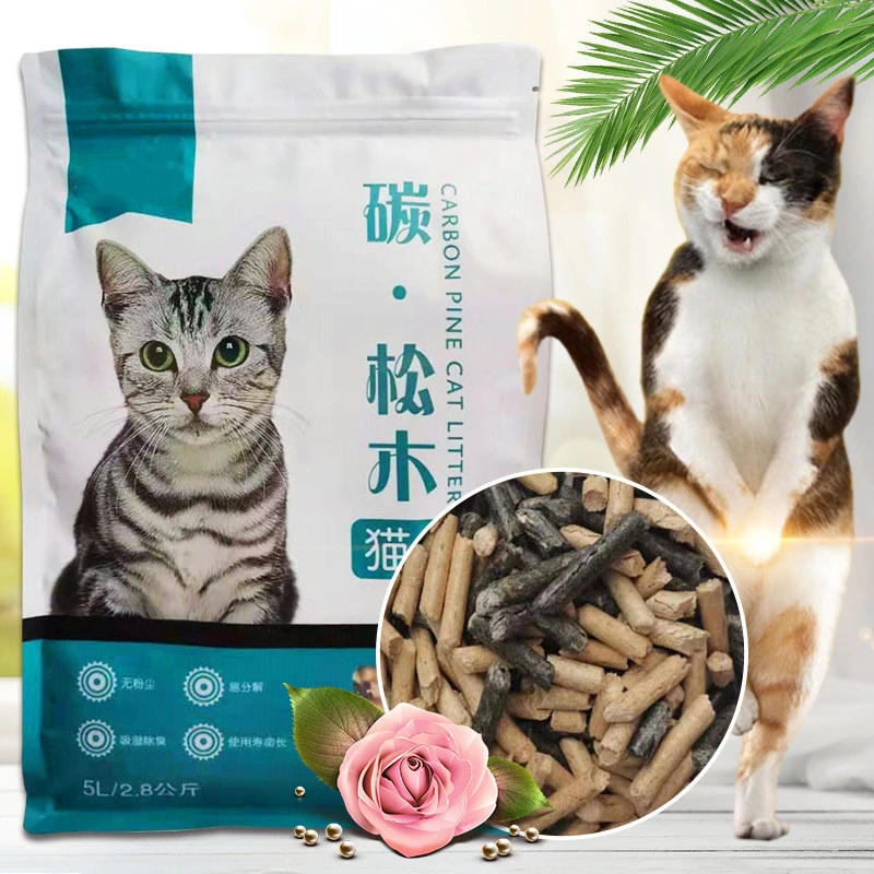 OEM ou ODM China permitem que os animais de estimação forneçam Kitty Premium Quality Plant Lixo de pinho de gato