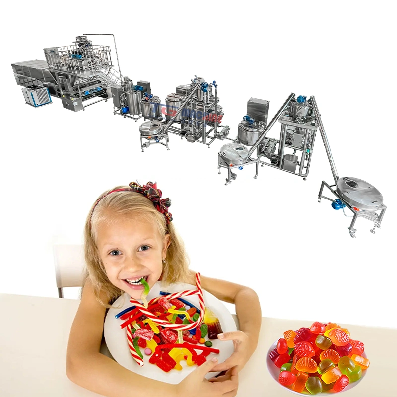 Tg High Depositing Speed Vitamin Gummy Processing Machinery Confectionery Machine Manufacturing Depositor Gummy Bear Machine