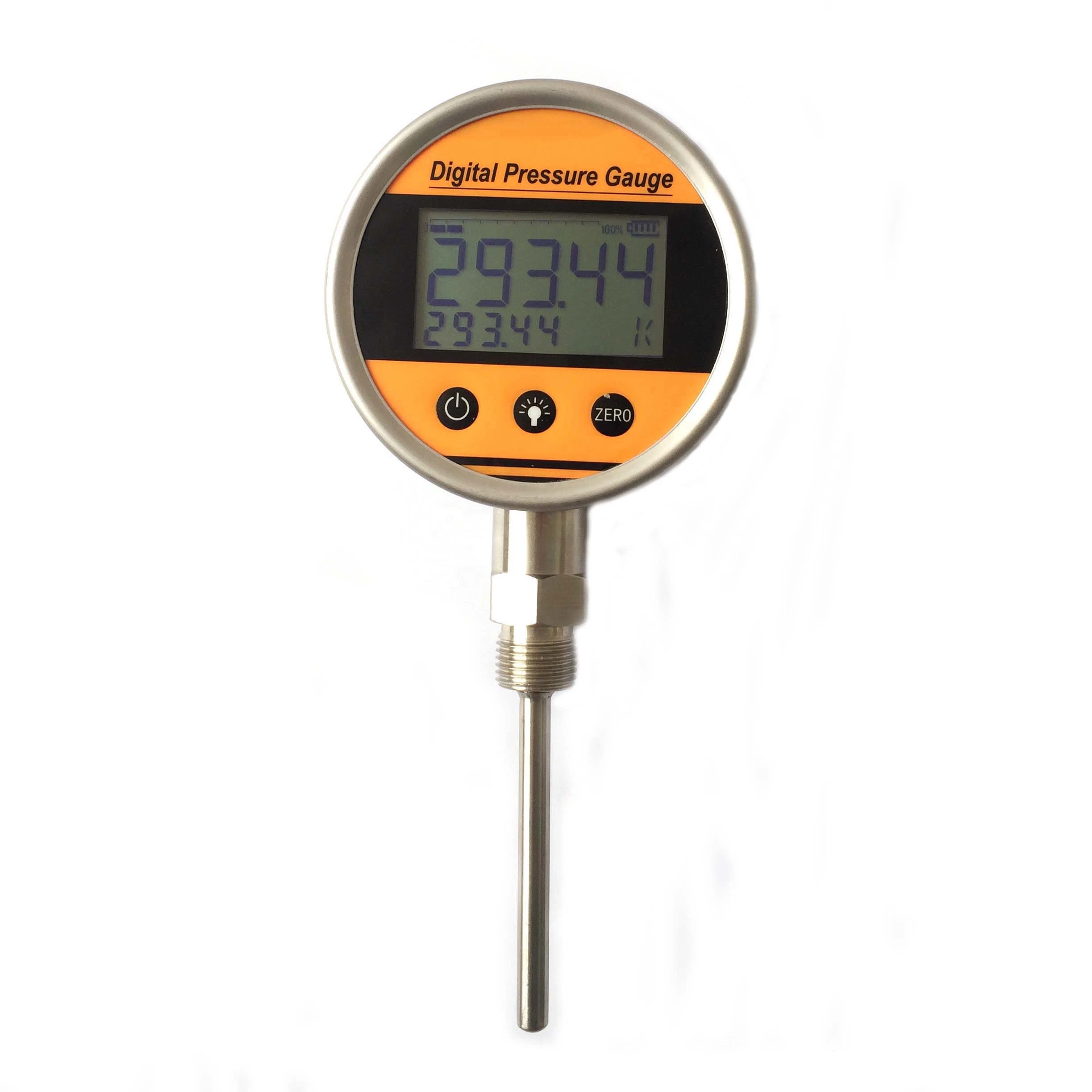 High Temperature Steam Boiler Temperature Gauge with LCD Display Qtb118