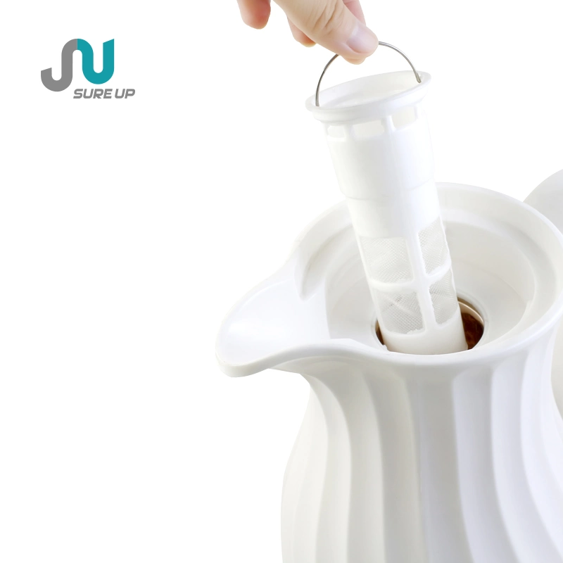 White Coffee Pot Plastic Vacuum Jug