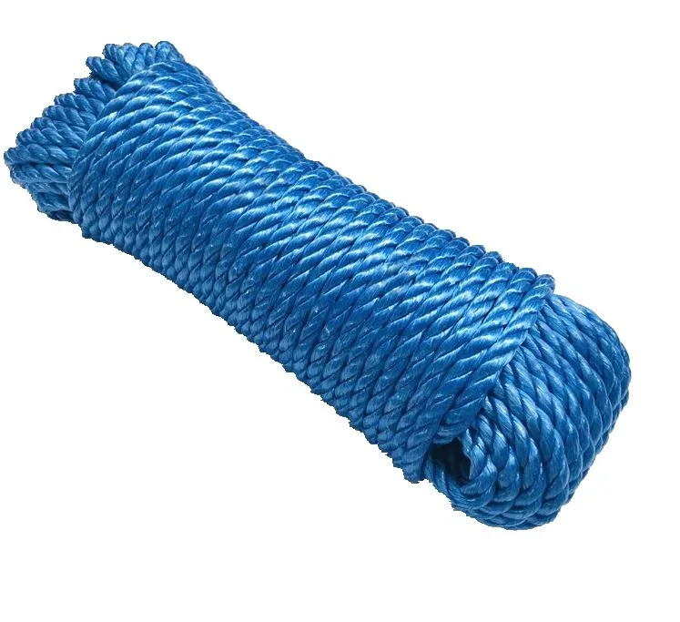 PP Splitfilm Rope Twisted Plastic Rope with Soft Surface